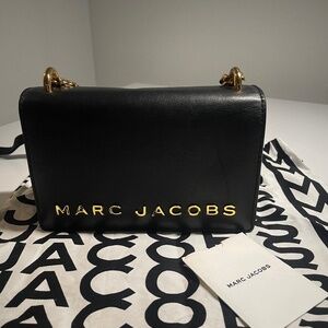 Authentic Marc Jacobs Leather Bag, Gold Hardware